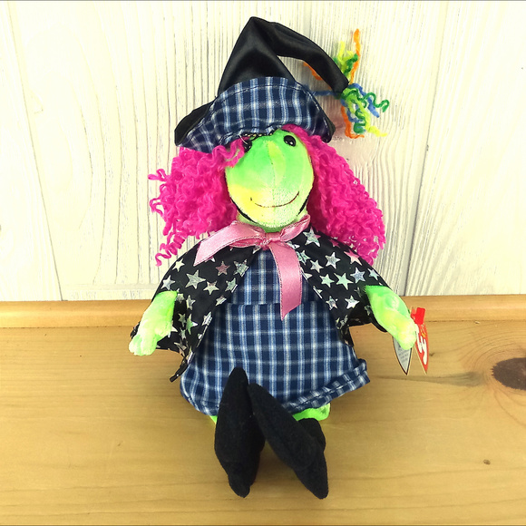 scary the witch beanie baby